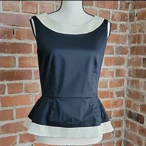 Kate Spade Randi Peplum Blouse Size 12